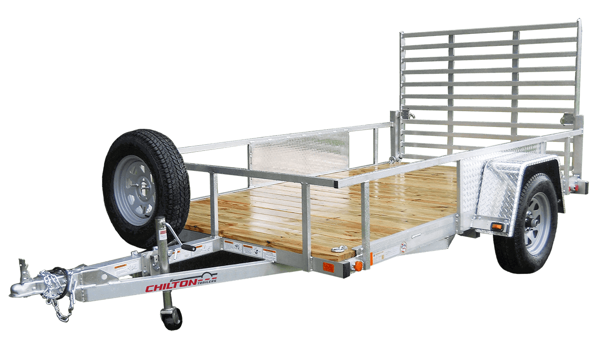 Aluminum ATV Utility Trailer 6x10 Ramp UT7230 10AR Chilton Trailers